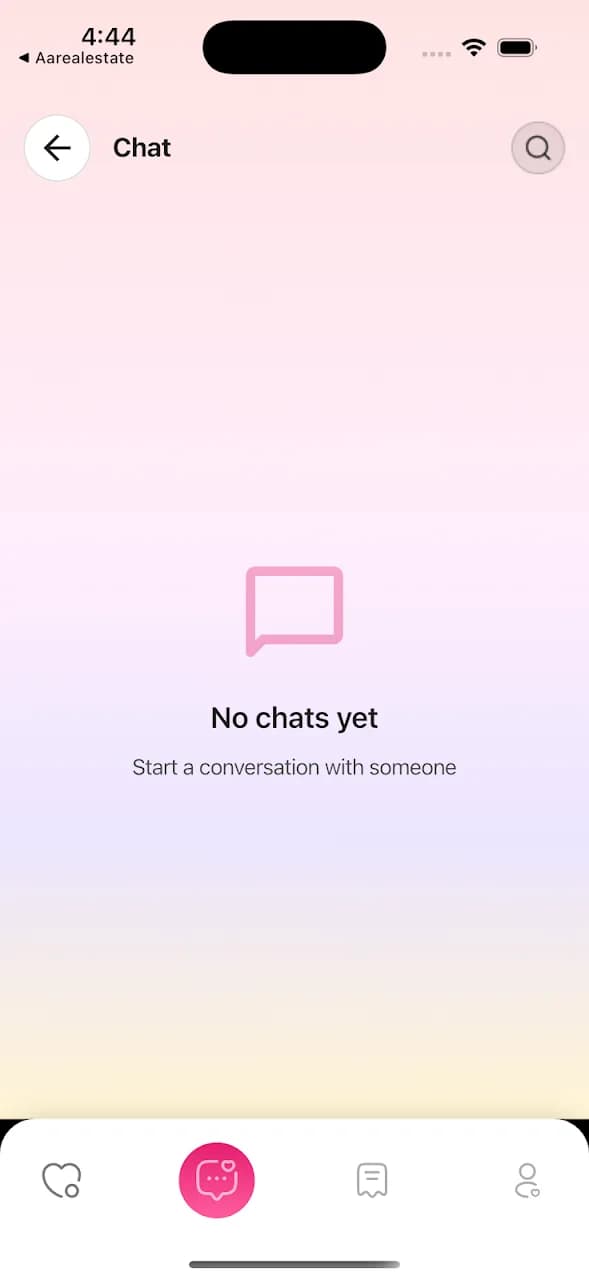 Bestie app screen